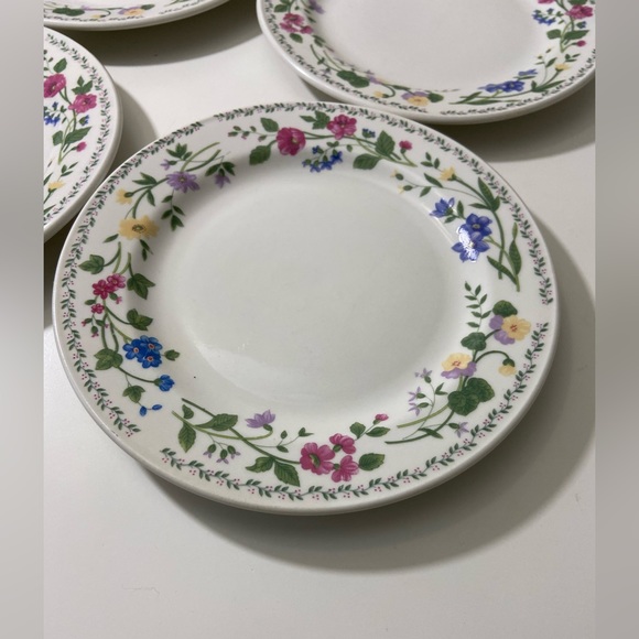 Farberware Stoneware ENGLISH GARDEN 225 Set Of 4 Salad Plate 7.7” - Picture 3 of 7
